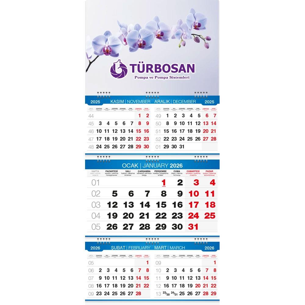 GMC-14 Beş Aylık Gemici Takvim