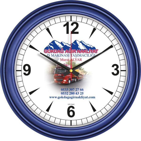 Azurit-L Plastik Duvar Saati