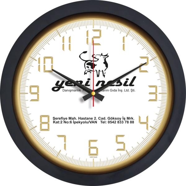 V30-546-SV Plastik Duvar Saati