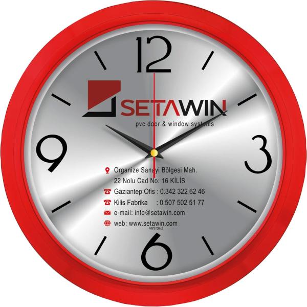 V30-606-K Plastik Duvar Saati